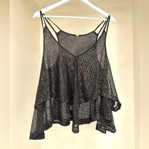 Free People sequin top